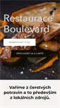 Mobile Screenshot of boulevardrestaurant.cz